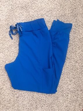 Med Couture Royal Blue Jogger Scrub Pants